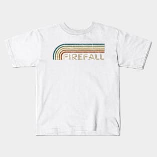 Firefall Retro Stripes Kids T-Shirt